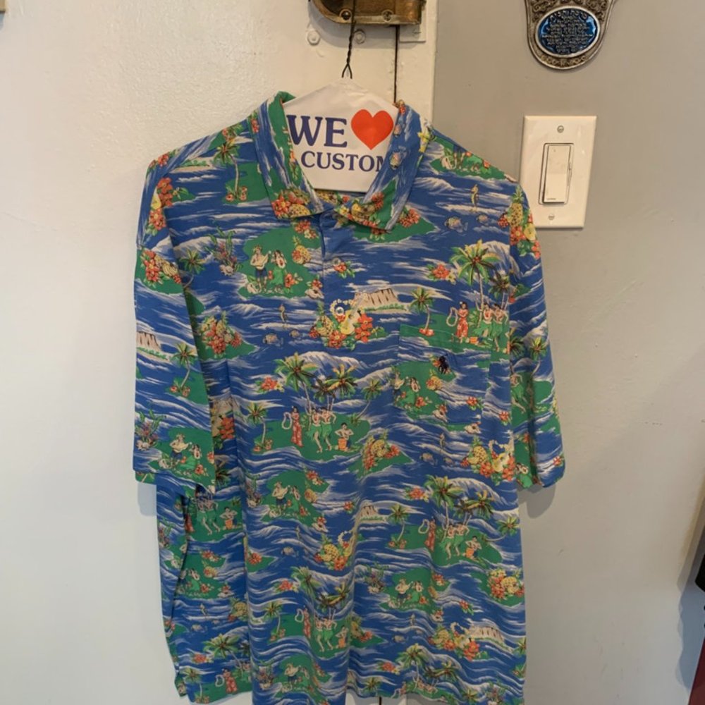 Polo Ralph Lauren polo shirt XXL Hawaiian Aloha